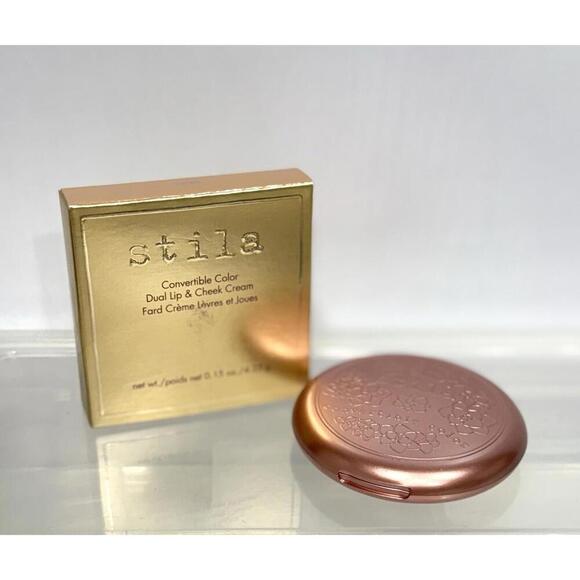 Stila Convertible Color Dual Lip & Cheek Cream 2n1 Lipstick Blush 4.25g ~ Peony - Picture 3 of 6